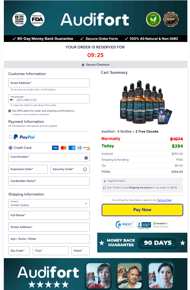 Audifort-Secure-Checkout